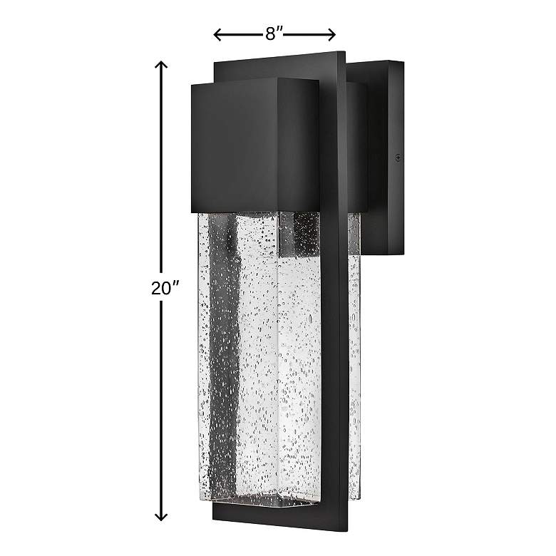 Image 6 Hinkley Lark Alex 20" High Black LED Outdoor Wall Light more views