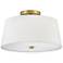 Hinkley Lark Beale 14" Wide Lacquered Brass Ceiling Light