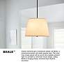 2_Hinkley Lark Beale 14" Wide Lacquered Brass Ceiling Light more views
