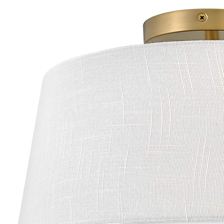 Image 3 Hinkley Lark Beale 14" Wide Lacquered Brass Ceiling Light more views