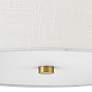 5_Hinkley Lark Beale 14" Wide Lacquered Brass Ceiling Light more views