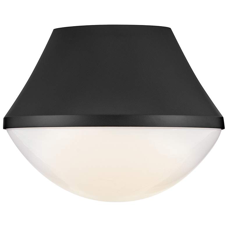 Image 2 Hinkley Lark Haddie 11" Wide Small Modern Black Finish Flush Mount more views