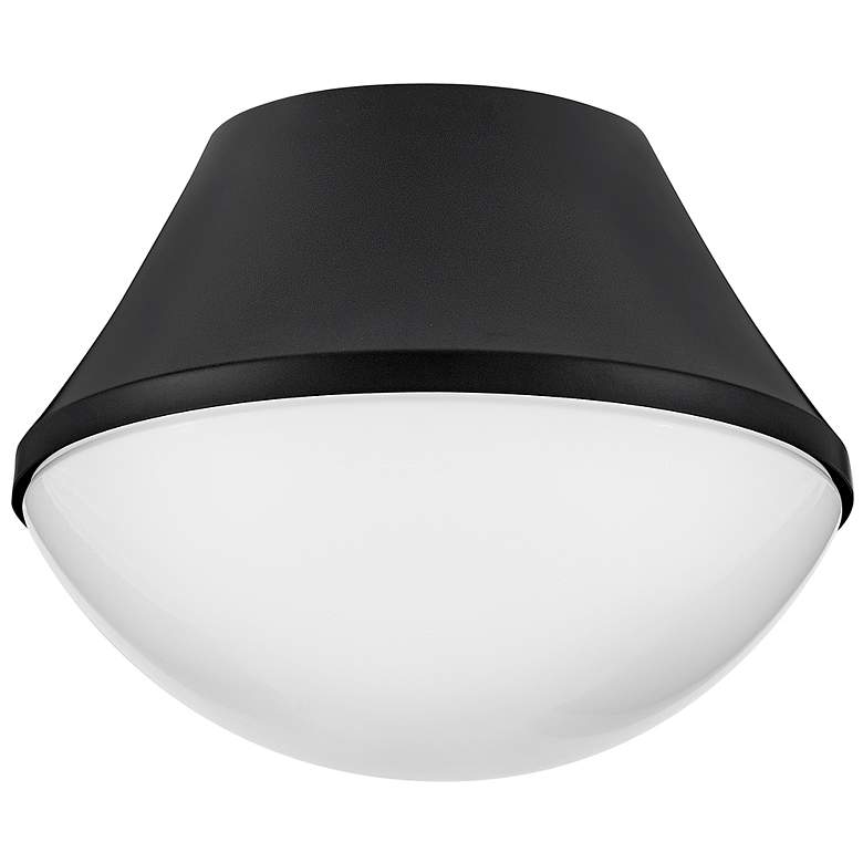Image 3 Hinkley Lark Haddie 11" Wide Small Modern Black Finish Flush Mount more views