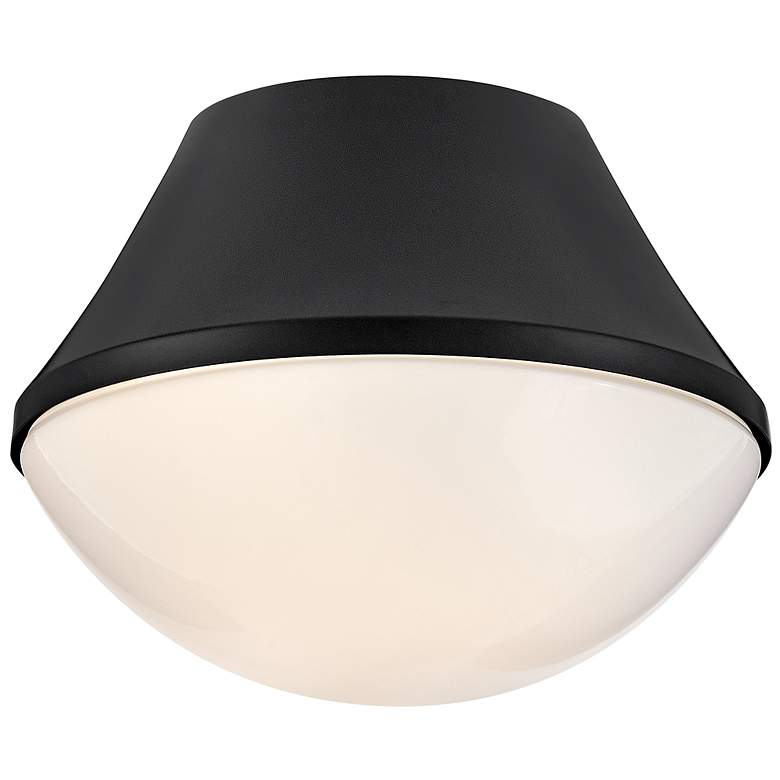 Image 4 Hinkley Lark Haddie 11" Wide Small Modern Black Finish Flush Mount more views