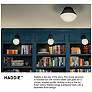 6_Hinkley Lark Haddie 11" Wide Small Modern Black Finish Flush Mount more views