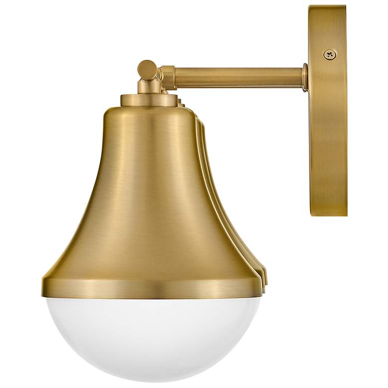 Image 6 Hinkley Lark Haddie 24" Wide 3-Light Lacquered Brass Bath Fixture more views