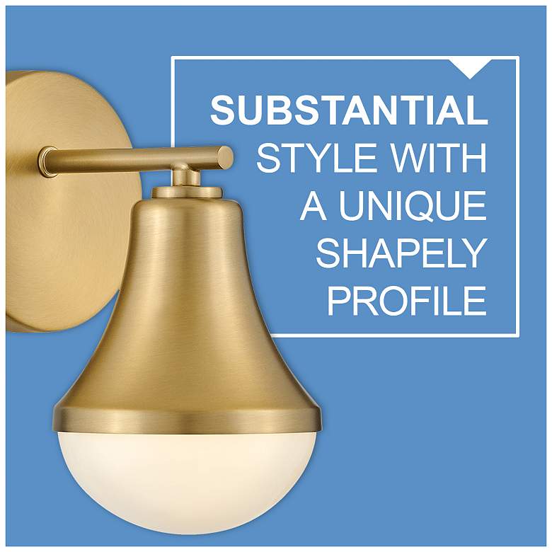 Image 7 Hinkley Lark Haddie 24" Wide 3-Light Lacquered Brass Bath Fixture more views