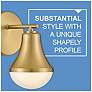 7_Hinkley Lark Haddie 24" Wide 3-Light Lacquered Brass Bath Fixture more views
