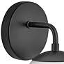 2_Hinkley Lark-Julep 10" High Black Metal Opal Glass Wall Light more views