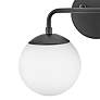 2_Hinkley Lark-Julep 10" High Black Steel 2-Light Wall Light more views