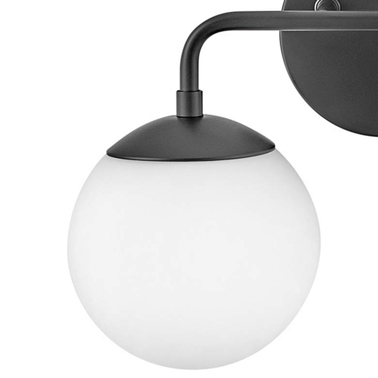 Image 3 Hinkley Lark-Julep 10" High Black Steel 2-Light Wall Light more views