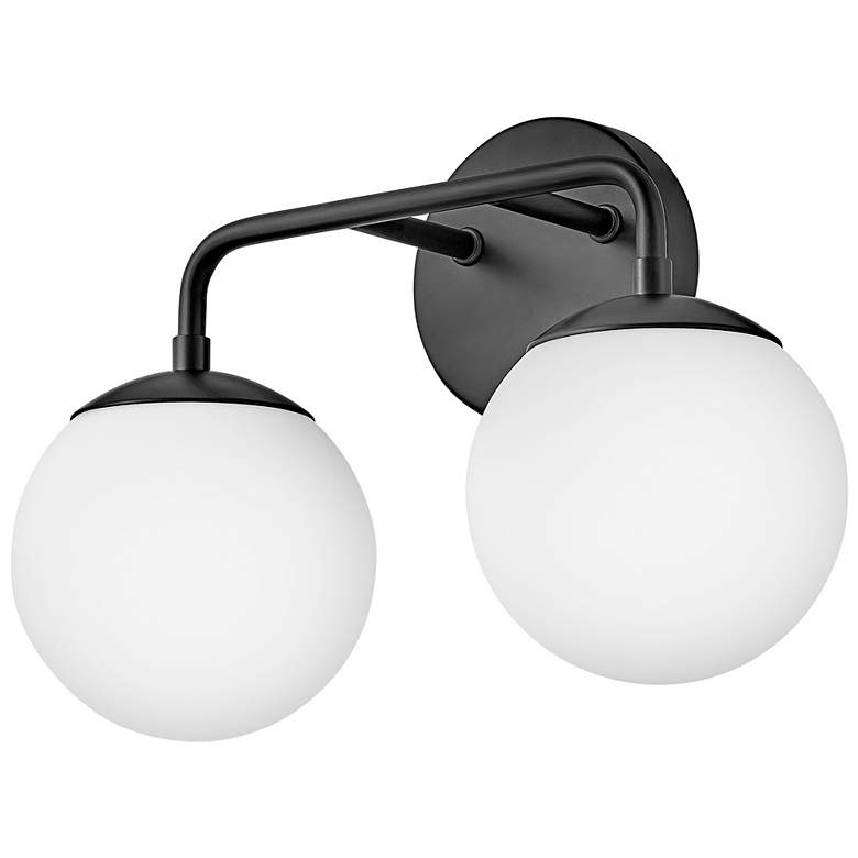 Image 5 Hinkley Lark-Julep 10" High Black Steel 2-Light Wall Light more views