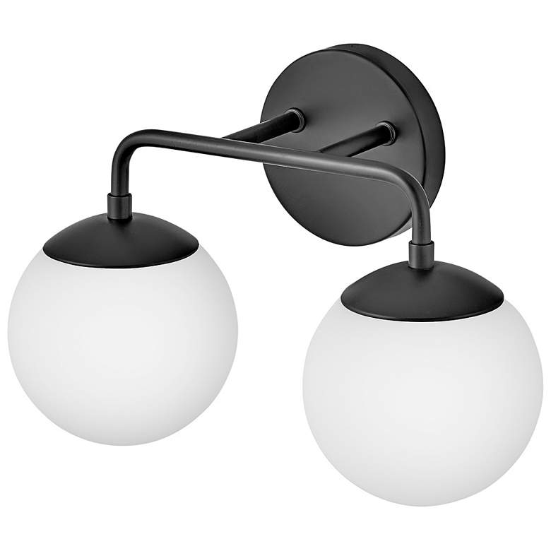 Image 6 Hinkley Lark-Julep 10" High Black Steel 2-Light Wall Light more views