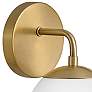 Thumbnail2 of Hinkley Lark-Julep 10" High Modern Lacquered Brass Wall Sconce more views