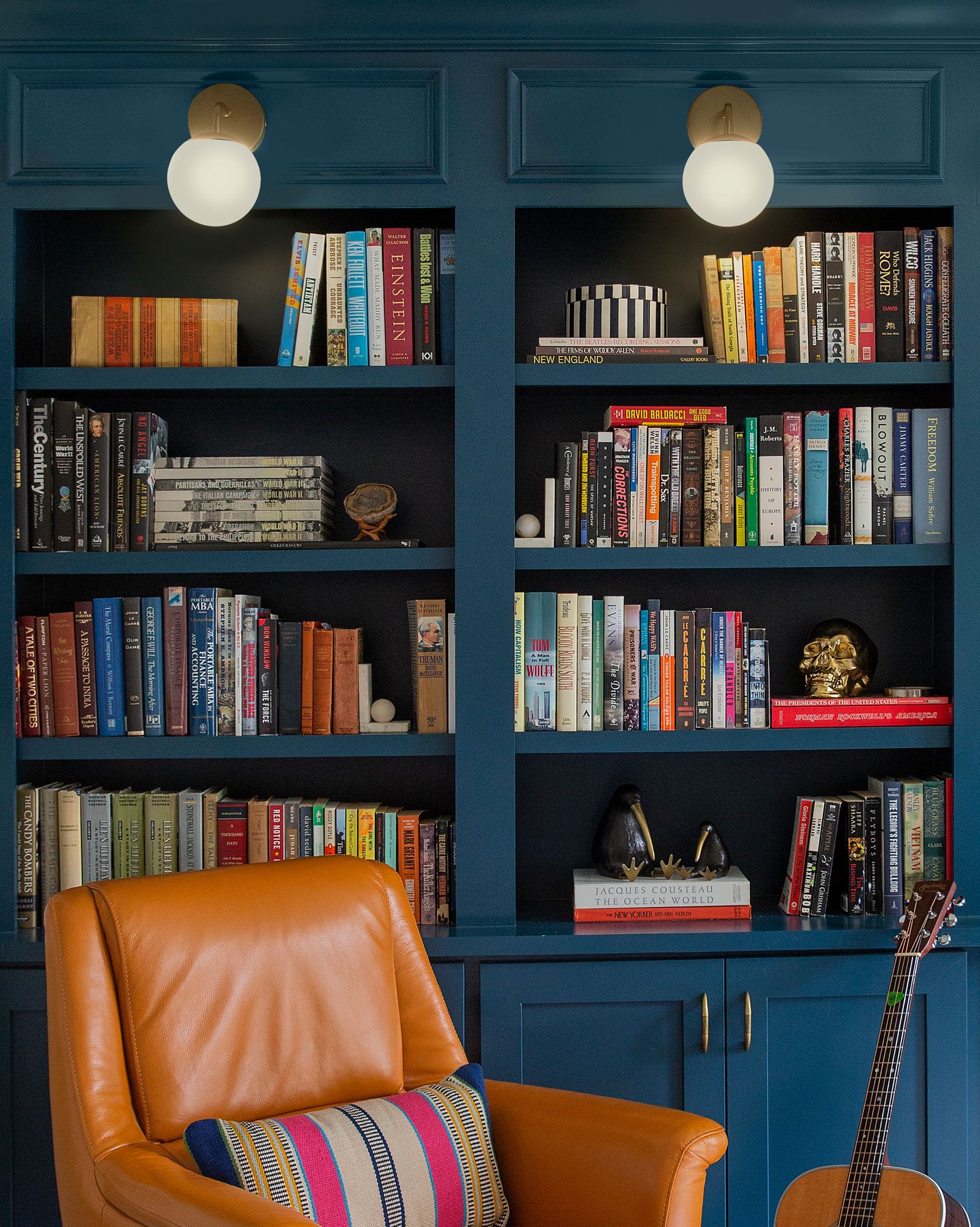 Hinkley Lark-Julep 10" High Modern Lacquered Brass Wall Sconce