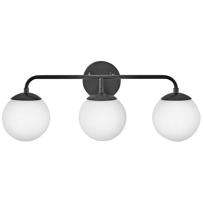Image 1 Hinkley Lark-Julep 24" Wide Black 3-Light Vanity Bath Light