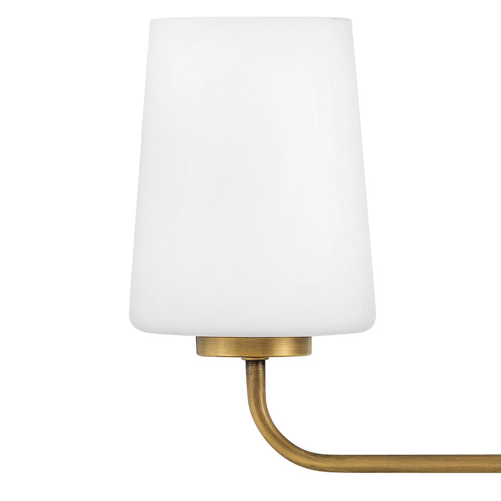 Hinkley Lark-Kline 33" Wide Brass Four Light Modern Vanity Bath Light Image 4