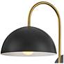 5_Hinkley Lark Lou 17" High Black and Brass Wall Sconce more views