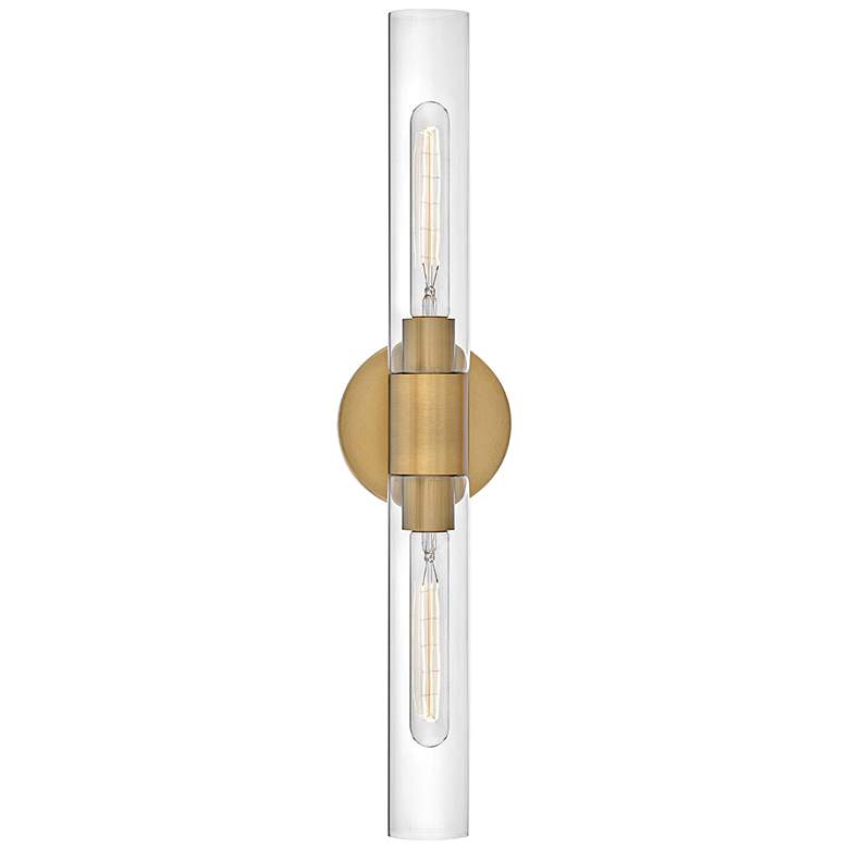 Image 4 Hinkley Lark Shea 24" Wide Lacquered Brass 2-Light Vanity Bath Light more views