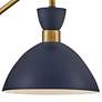 2_Hinkley Lark Simon 13 1/4" Brass and Navy Blue Adjustable Wall Sconce more views