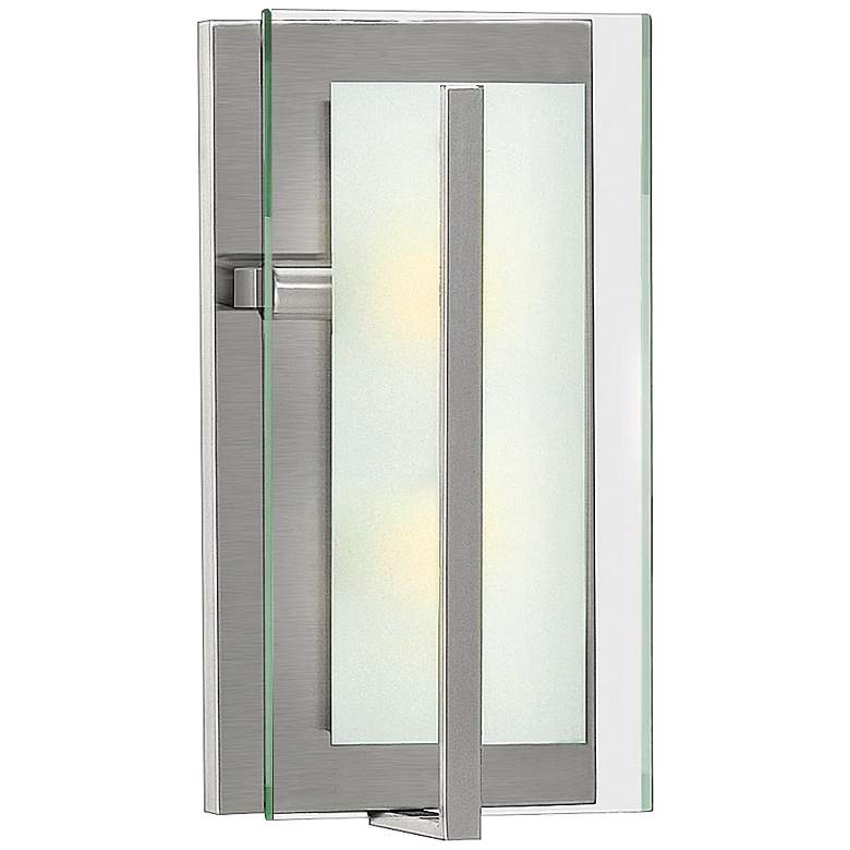 Image 1 Hinkley Latitude 16 inch High Brushed Nickel Wall Sconce