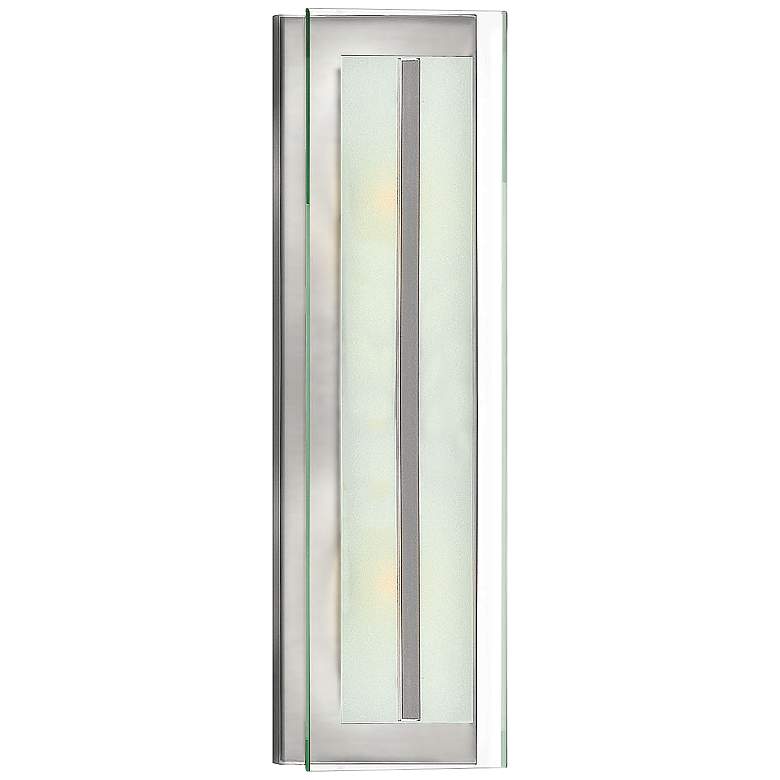 Image 1 Hinkley Latitude 21 1/2" High Brushed Nickel Wall Sconce