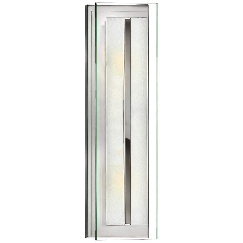 Image 1 Hinkley Latitude 21 1/2 inch High Chrome Wall Sconce