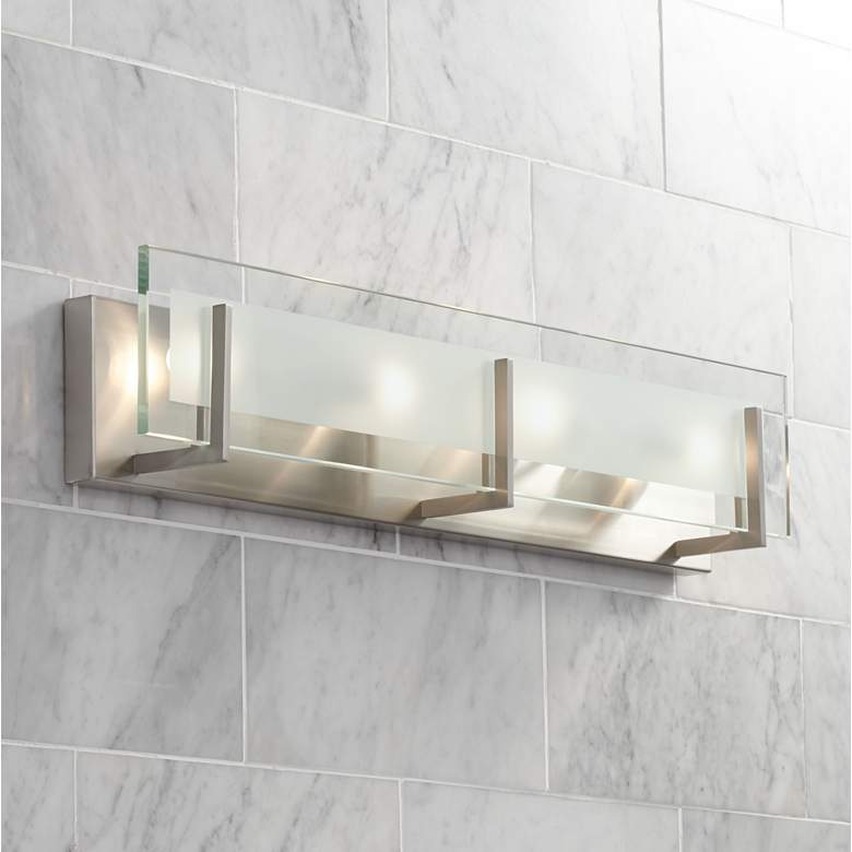 Image 2 Hinkley Latitude 26" Wide Brushed Nickel Modern Bathroom Vanity Light
