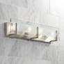 Hinkley Latitude 26" Wide Brushed Nickel Modern Bathroom Vanity Light in scene
