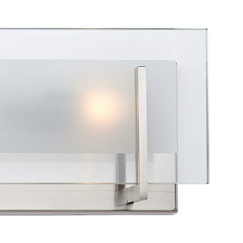 Image 4 Hinkley Latitude 26 inch Wide Brushed Nickel Modern Bathroom Vanity Light more views