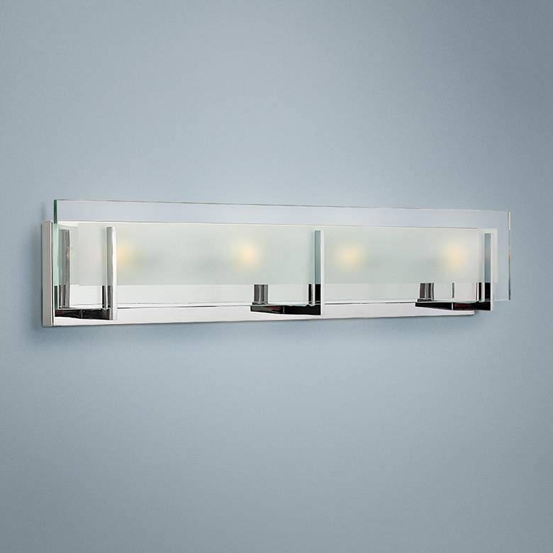 Image 1 Hinkley Latitude 26" Wide Chrome Bath Light