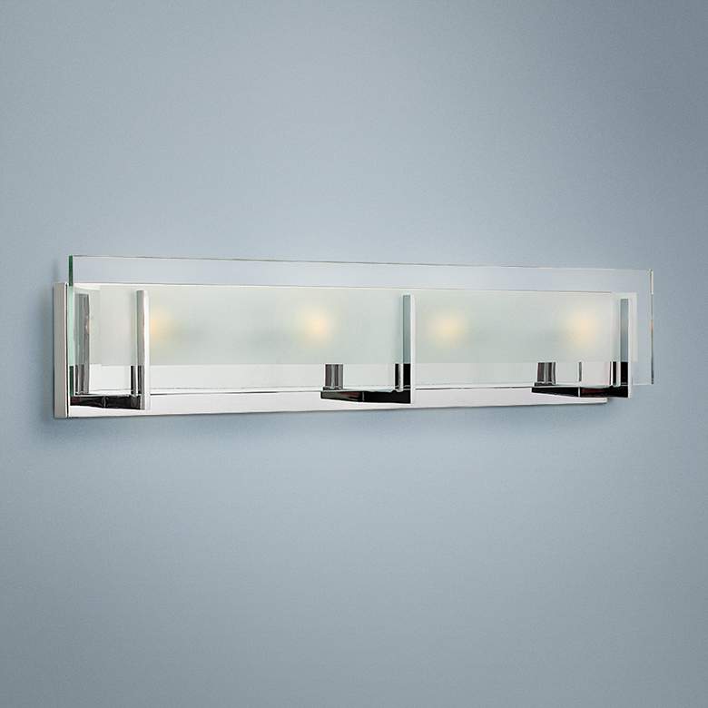 Image 1 Hinkley Latitude 26 inch Wide Chrome Bath Light