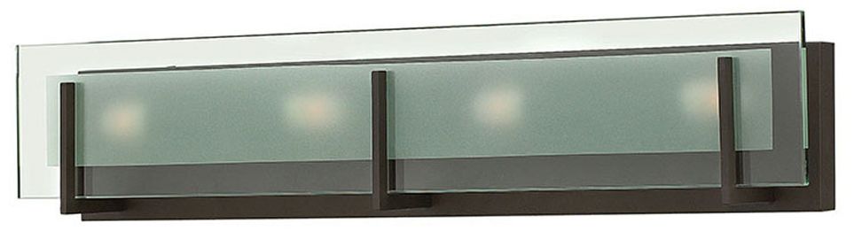 Hinkley Latitude 26" Wide Oil-Rubbed Bronze Bath Light