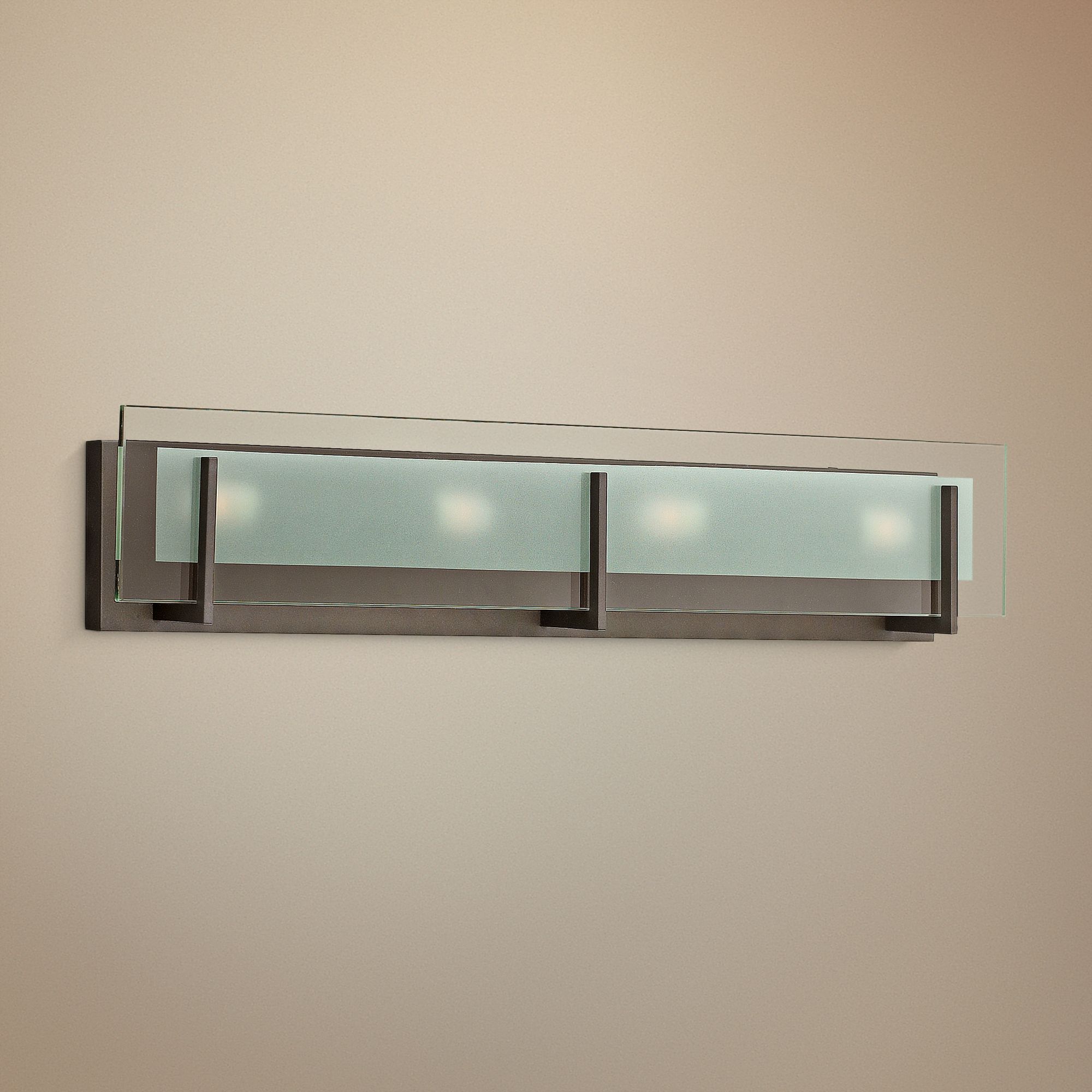 Image Hinkley Latitude 26" Wide Oil-Rubbed Bronze Bath Light