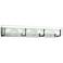 Hinkley Latitude 37 1/2" Wide Modern Glass and Chrome Bath Light