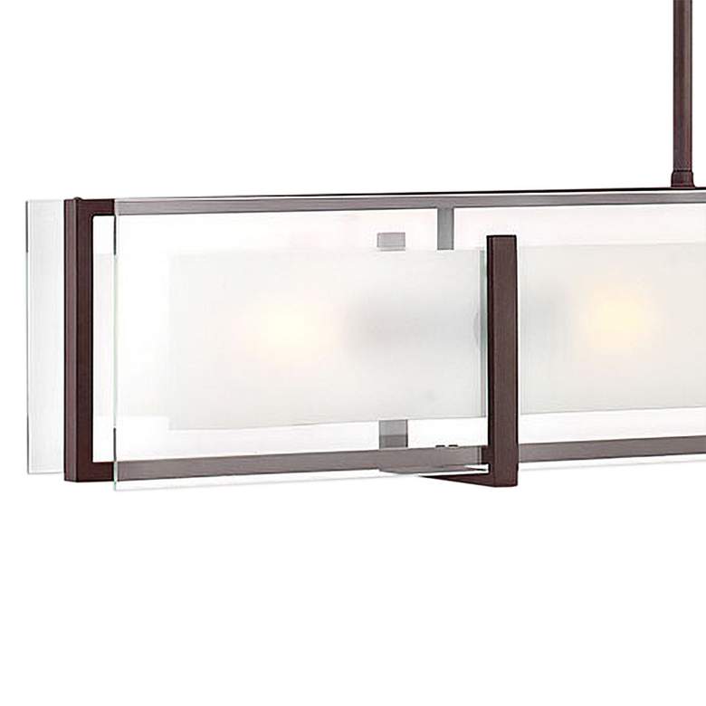 Image 2 Hinkley Latitude 42 inch Wide Oil Rubbed Bronze Linear Pendant Light more views