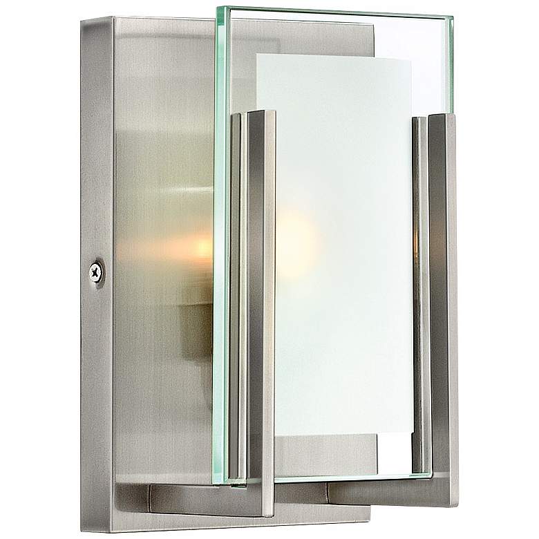 Image 2 Hinkley Latitude 5" Wide Brushed Nickel Wall Sconce