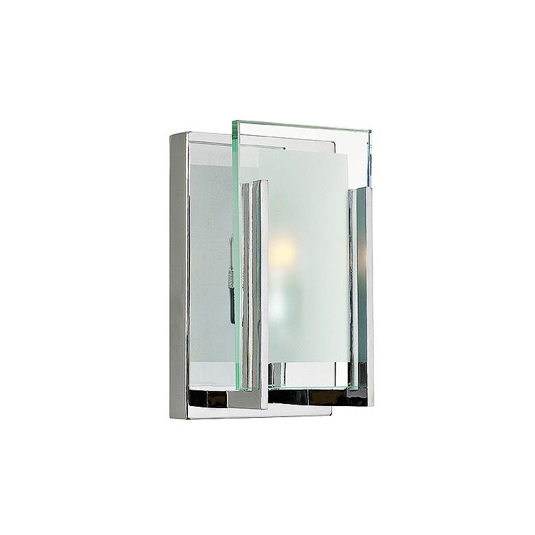 Image 1 Hinkley Latitude 8 inch High Chrome Wall Sconce