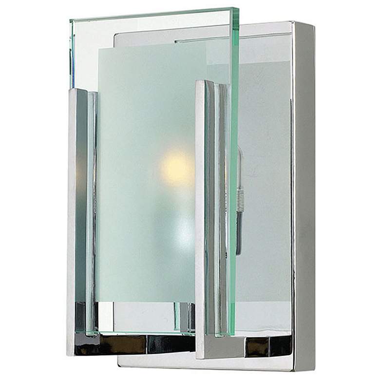 Image 1 Hinkley Latitude 8" High Chrome Wall Sconce
