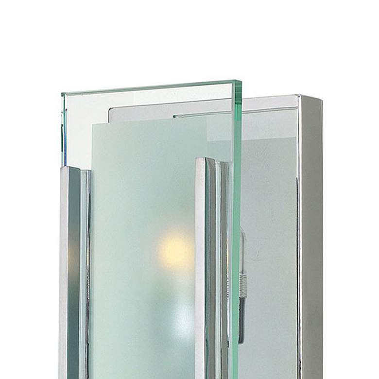 Image 2 Hinkley Latitude 8" High Chrome Wall Sconce more views