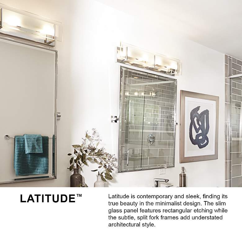 Image 5 Hinkley Latitude 8" High Chrome Wall Sconce more views