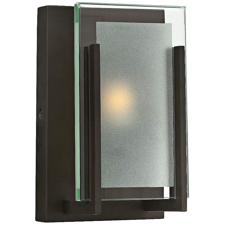 Image 1 Hinkley Latitude 8" High Oil-Rubbed Bronze Wall Sconce