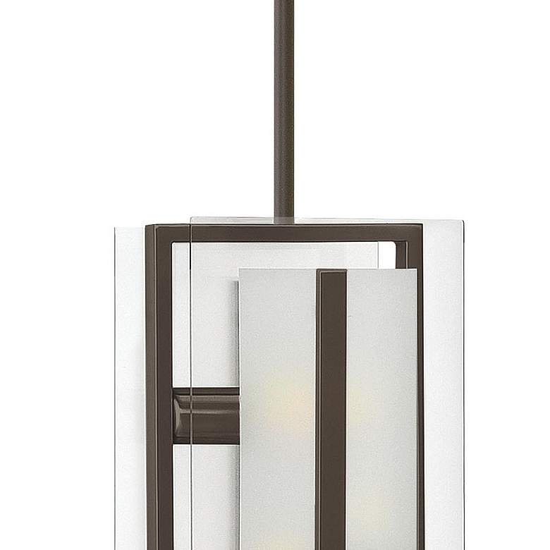 Image 3 Hinkley Latitude 8" Wide Oil Rubbed Bronze Mini Pendant more views