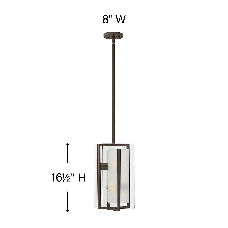 Image 4 Hinkley Latitude 8" Wide Oil Rubbed Bronze Mini Pendant more views