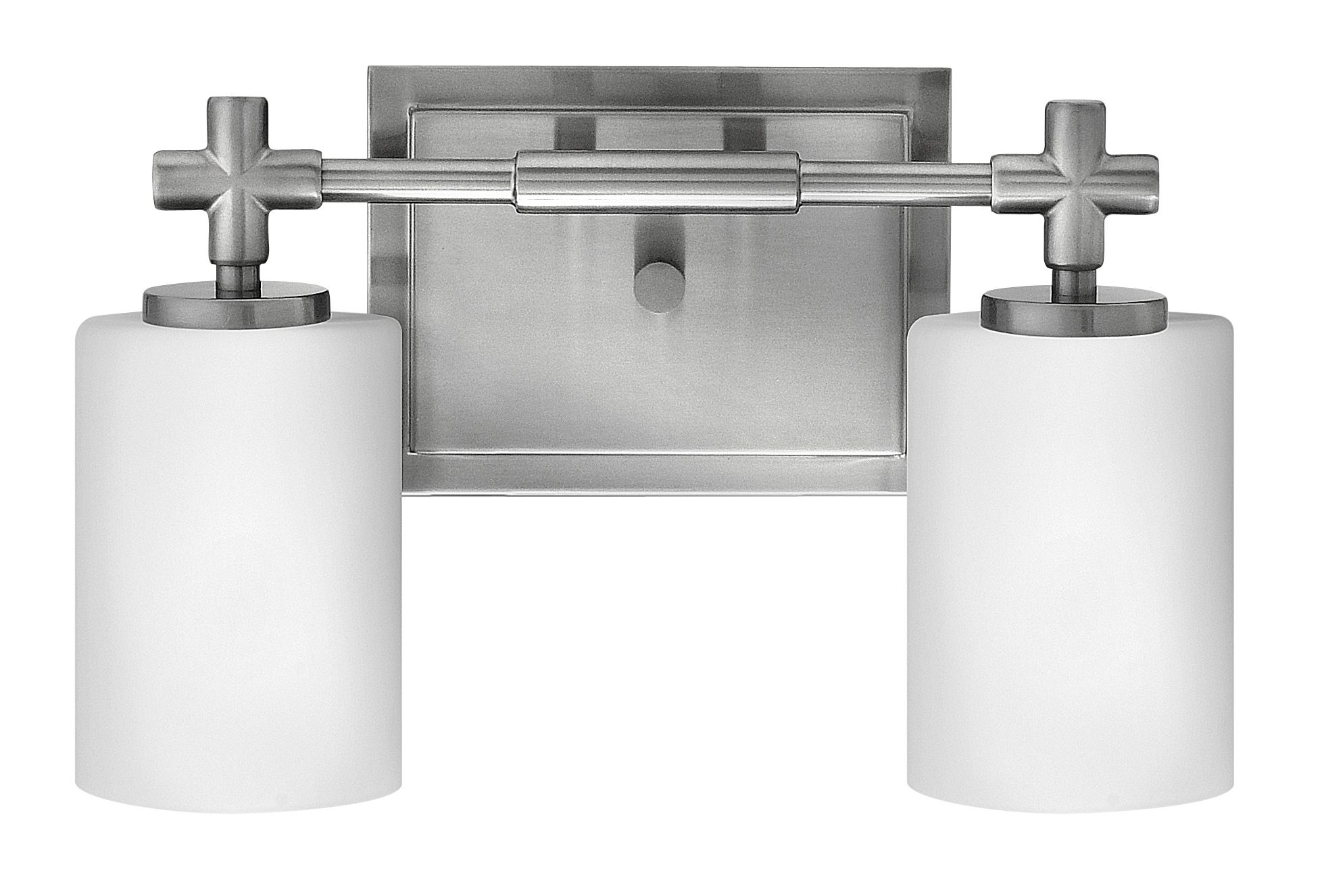Hinkley Laurel 13" Wide Brushed Nickel 2-Light Bath Light