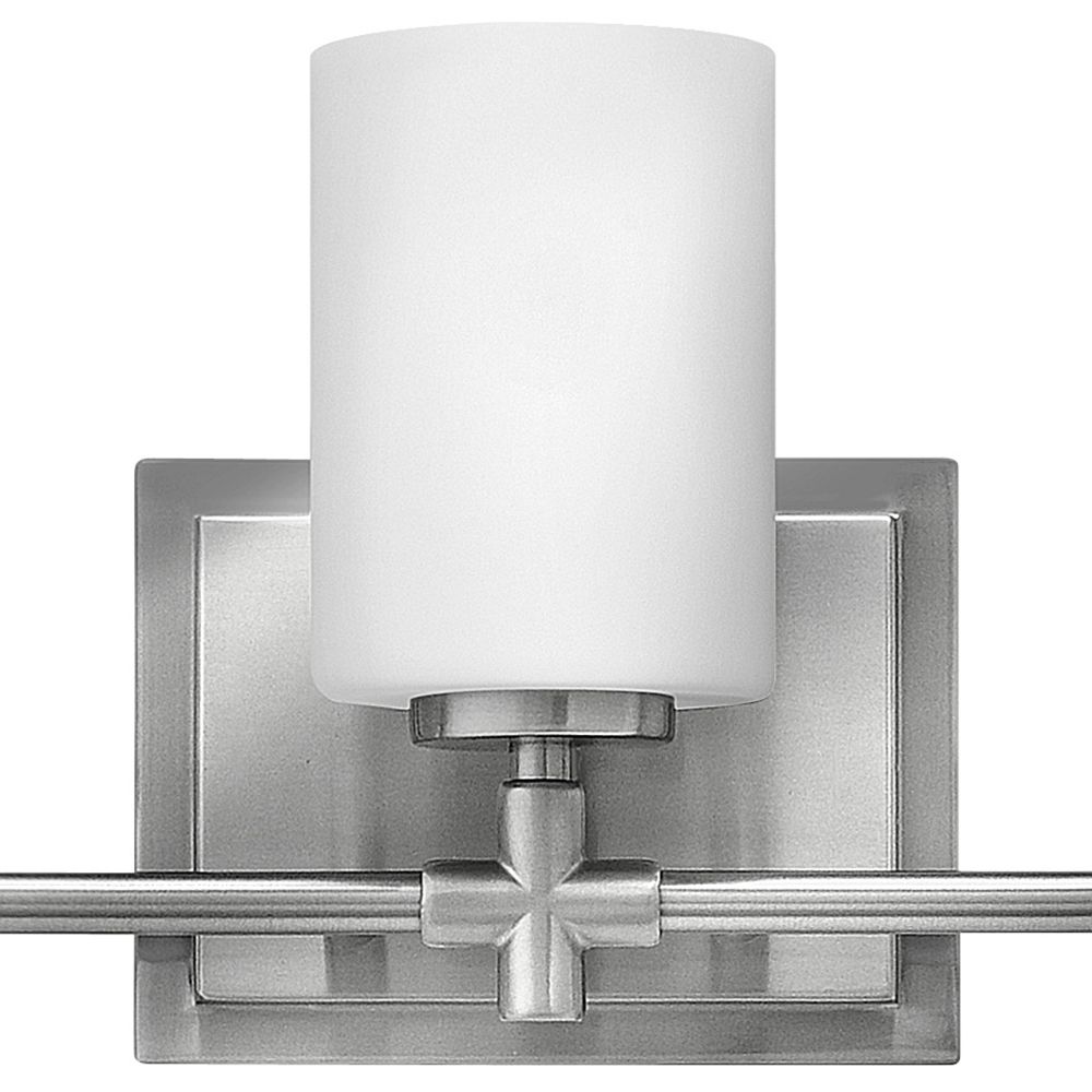 Image 6 Hinkley Laurel 19 1/2" Opal Glass 3-Light Brushed Nickel Bath Light more views