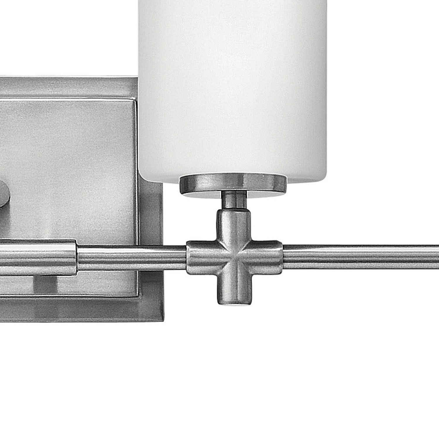 Image 4 Hinkley Laurel 4-Light 27 3/4"W Brushed Nickel Bath Light more views