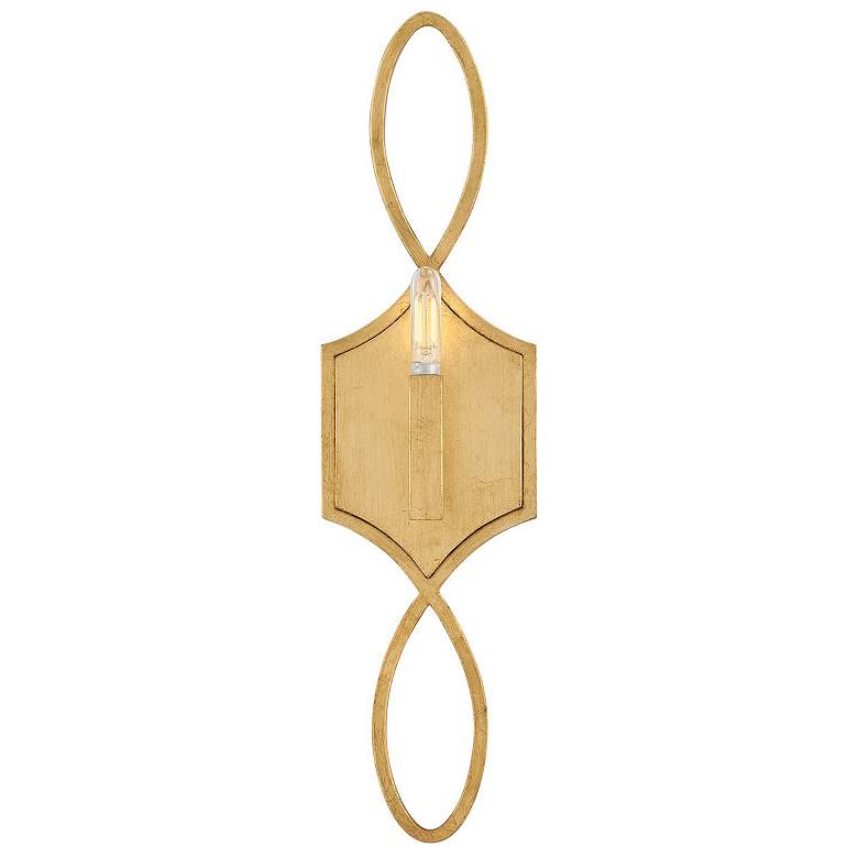 Image 1 Hinkley Leona 22" High Distressed Brass Wall Sconce