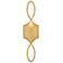 Hinkley Leona 22" High Distressed Brass Wall Sconce