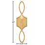 3_Hinkley Leona 22" High Distressed Brass Wall Sconce more views